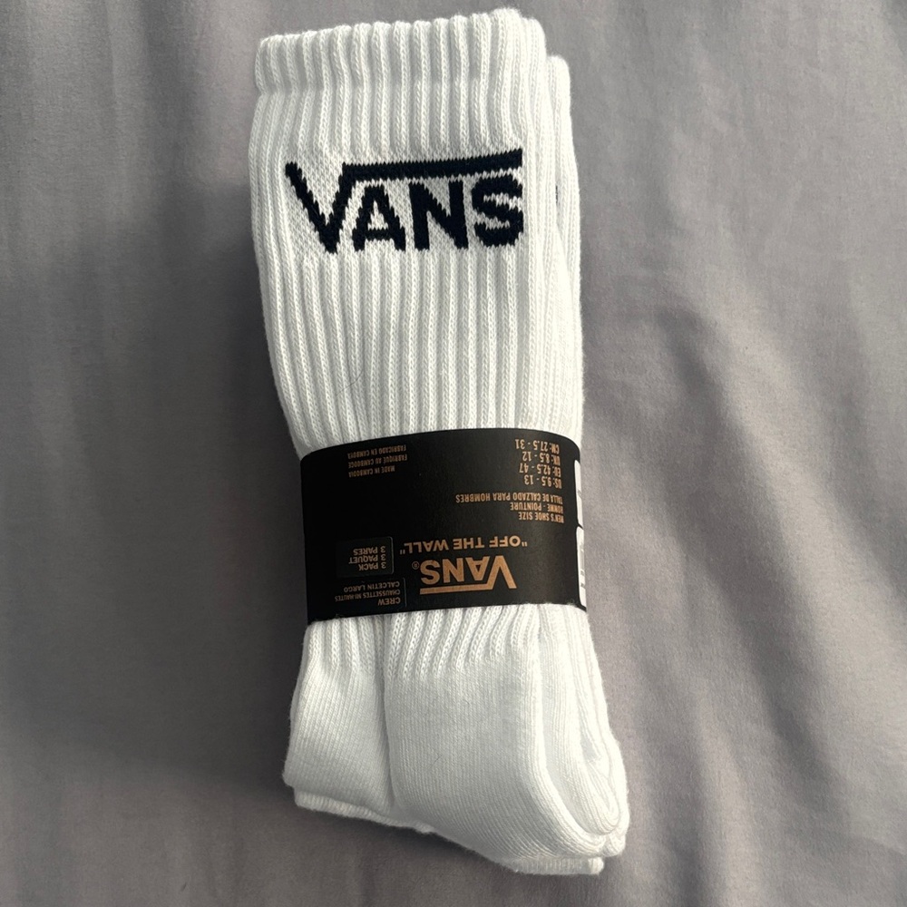 Vans Classic White Crew Socks